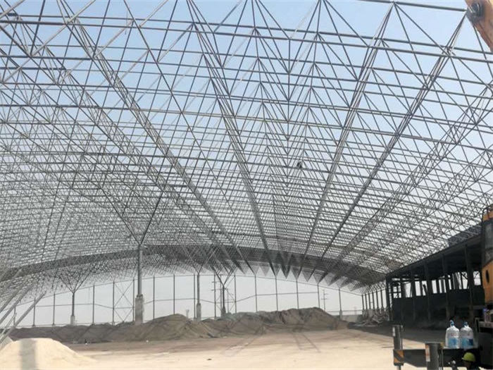 卫辉钢厂料仓网架工程